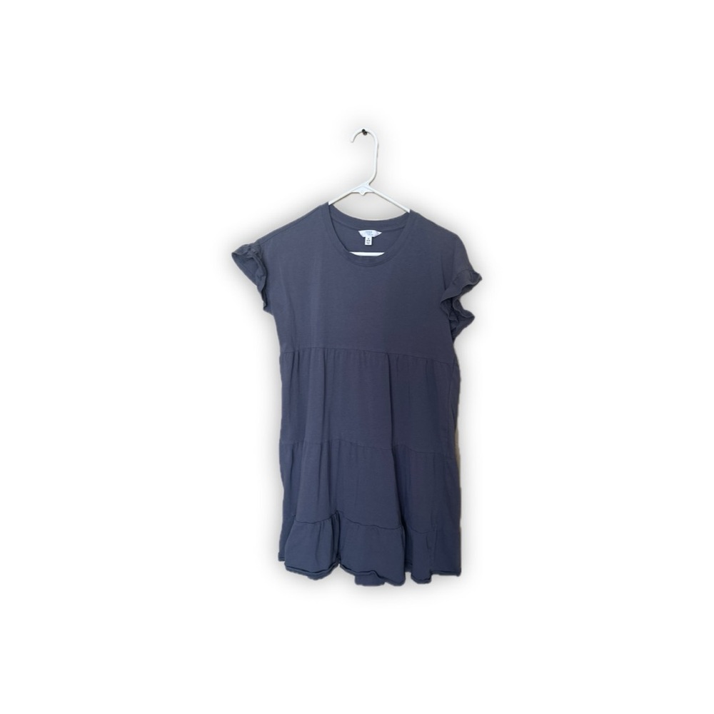Woman’s Blue Dress